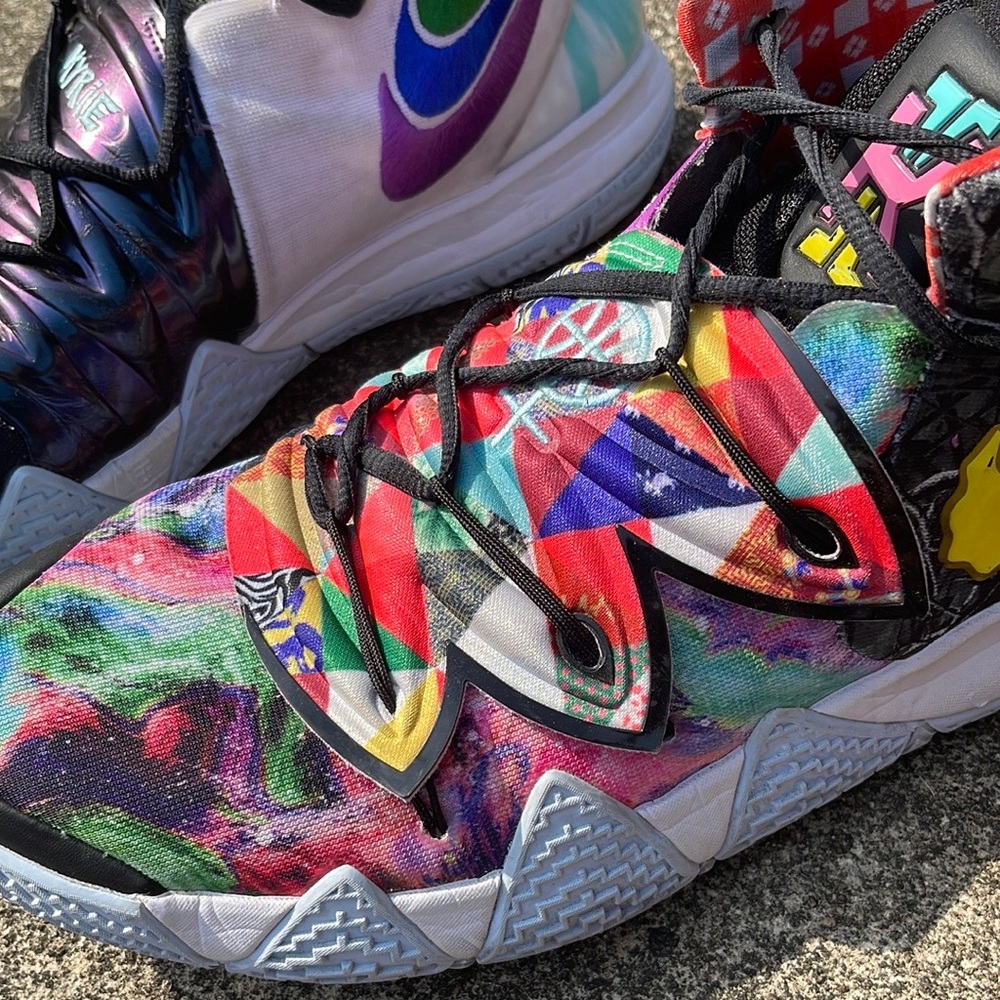 SOLD on eBay!!    Nike Kybrid S2 ‘Pineapple’ GS What the Kyrie Sneaker Size17 - Picture 10 of 16